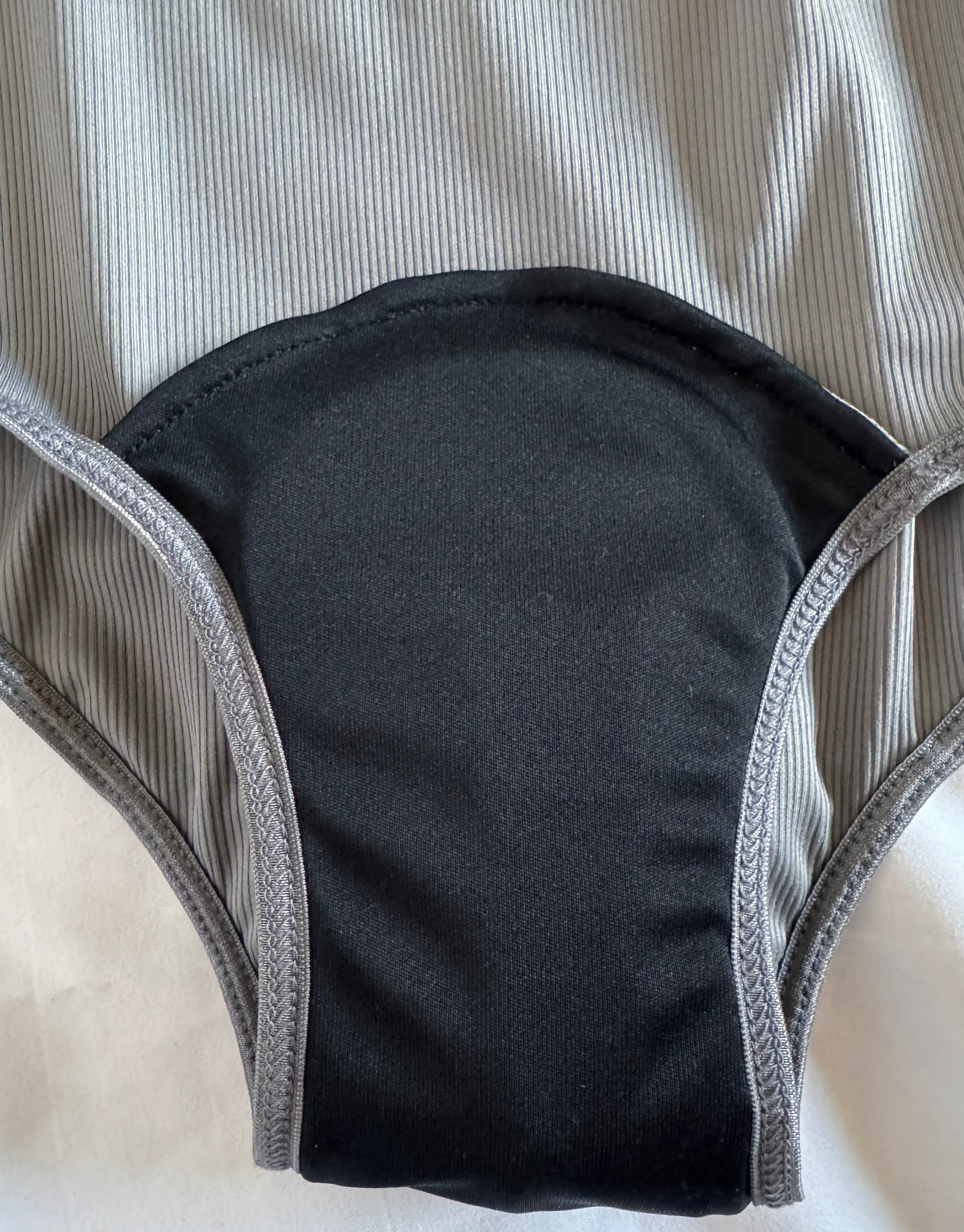 Brief with Reusable Pad Inserted