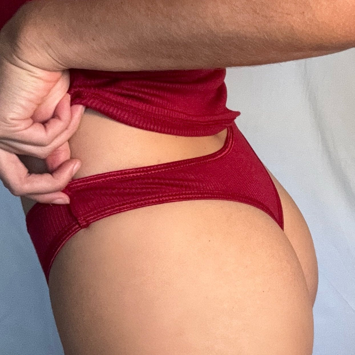 Scarlet Leakproof TENCEL Thong Period Underwear Side