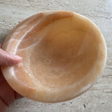 The Sacral Bowl | Orange Calcite