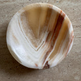 The Clarity Bowl | White Onyx with Rust Banding