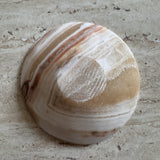 The Clarity Bowl | White Onyx with Rust Banding