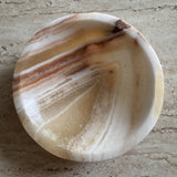 The Clarity Bowl | White Onyx with Rust Banding